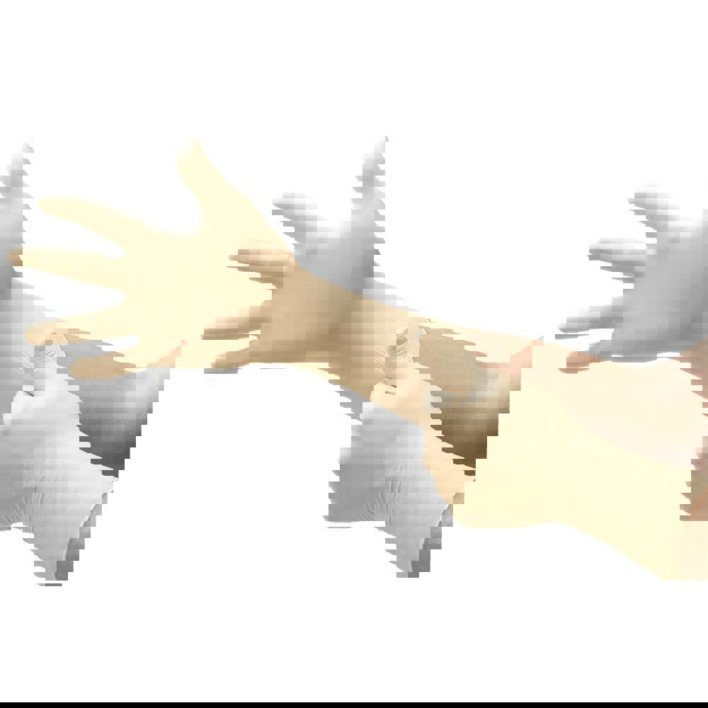 Series Nitrilite Disposable Gloves: Size Small, 3.9 mil, Uncoated-Coated Nitrile, Cleanroom Grade, Unpowdered